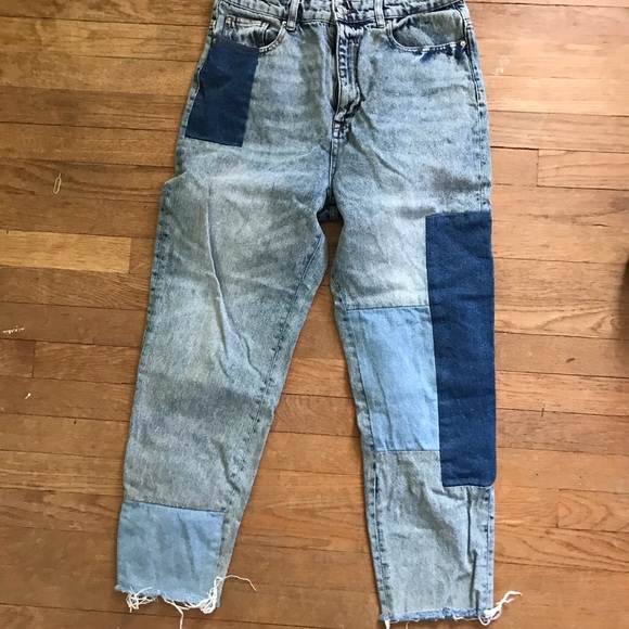 patchwork jeans urban outfitters